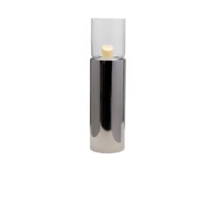 Large Carousel Smoked Candle Holder