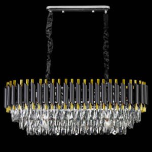 Liuz Gold Tear Crystal Chandelier