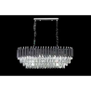 Liuz Silver Tear Crystal Chandelier