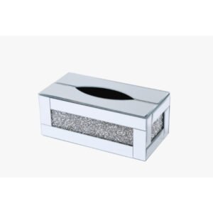 Diamond Crush Mirrored Tissue Box