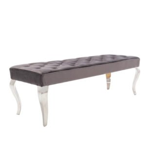 Karli Dark Grey Bench - 140cm