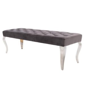 Karli Dark Grey Bench - 170cm