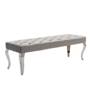 Karli Light Grey Bench - 170cm