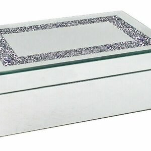 Mirrored Crushed Glass Jewellery Box