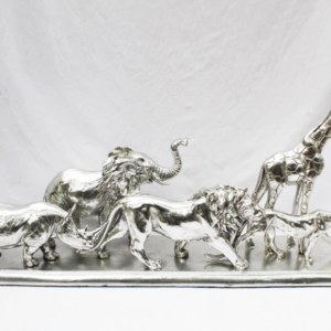 Silver Lion King Ornament
