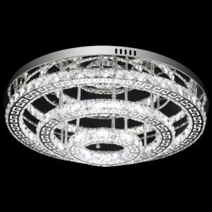 Crystal Ceiling Light with Bluetooth Speaker