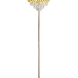 Gold Crystal Floor Lamp