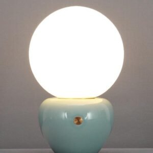 Nordic Blue Table Lamp - 18x28 cm