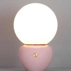 Nordic Pink Table Lamp - 18x28 cm