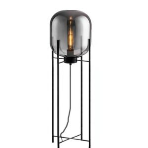 Smoky Black Table Lamp