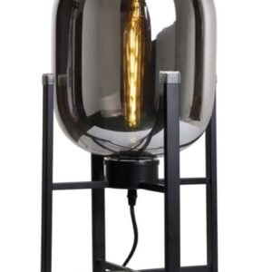 Smoky Black Table Lamp