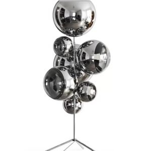 Chrome Ball Floor Lamp