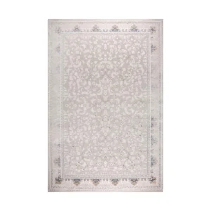 Sapphire Pearl Vinework Grey Blue Persian Rug