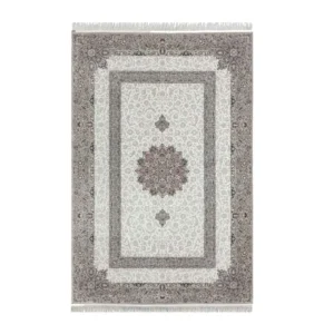 MINYATUR Heritage Frame Taupe Persian Rug