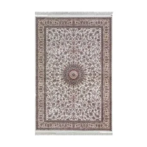 MINYATUR Persian Rosette Cream Rug