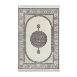 MINYATUR Medallion Palace Cream Persian Rug