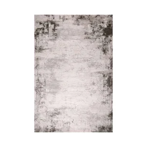 Lorenz Faded Linear Texture Grey Cream Rug