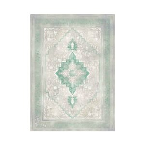 Emerald Hirad Beige Green Rug | E-125