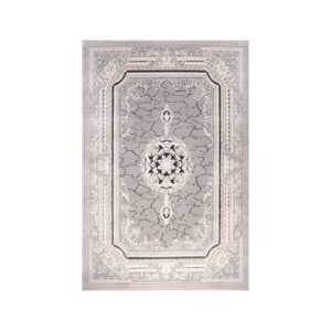 Ruby Classic Medallion Marble Rug