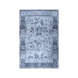 Lorenz Grey Distressed Vintage Rug | B052B