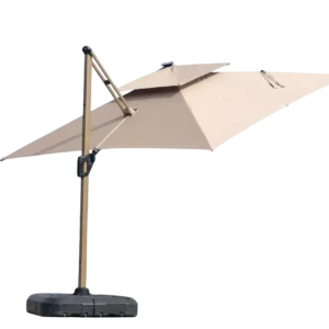 Camber 3m Cantilever Parasol with Solar powered LED Lights