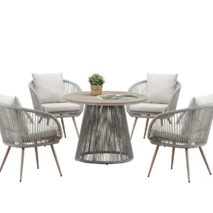 Cove Outdoor Dining Set - Natural - 4 Seater