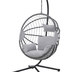 Hanging Egg Chair for Indoor and Outdoor - Light Grey